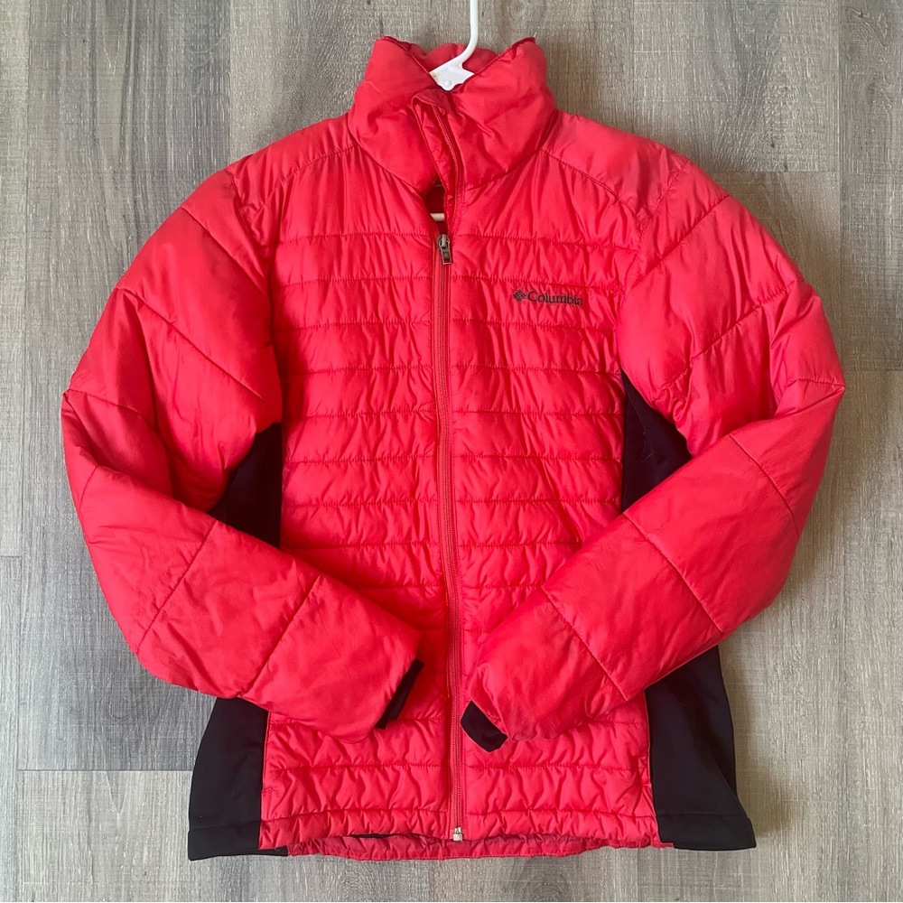 Red Columbia jacket